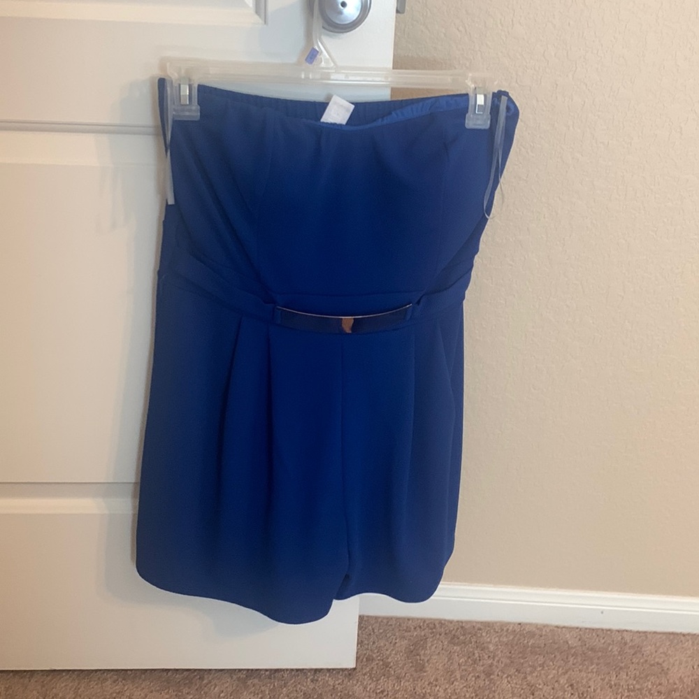 Royal blue romper NWTs